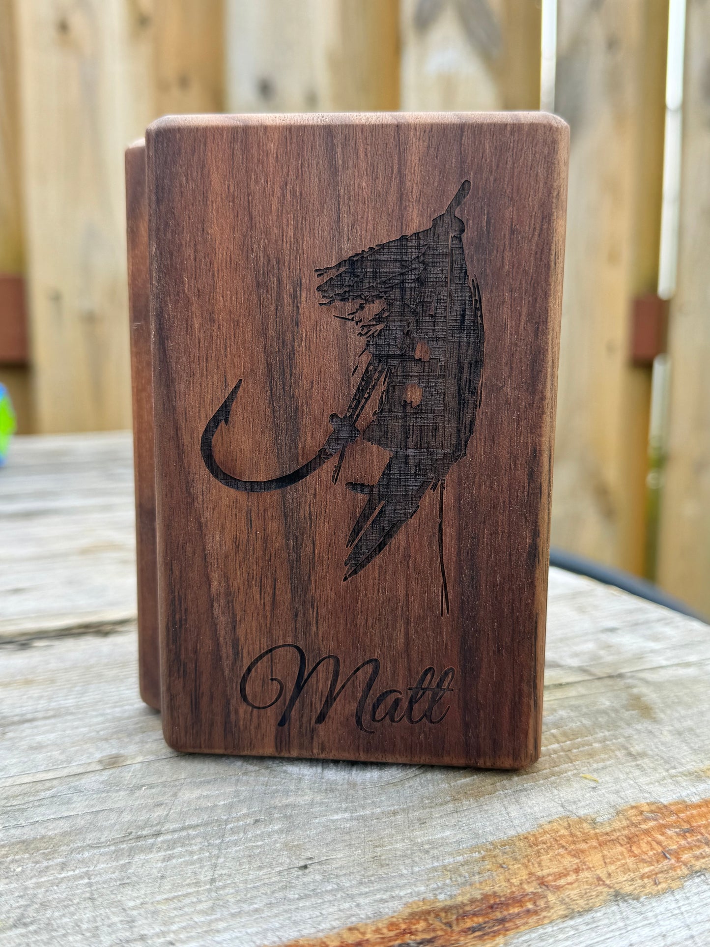 Walnut Fly Box