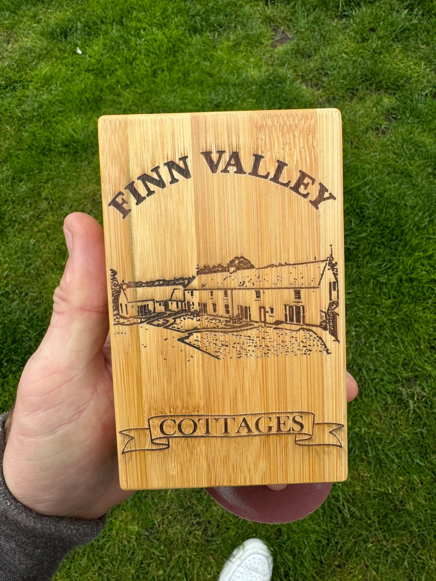 Blank Wooden Bamboo Fly Fishing Box for Laser Engraving